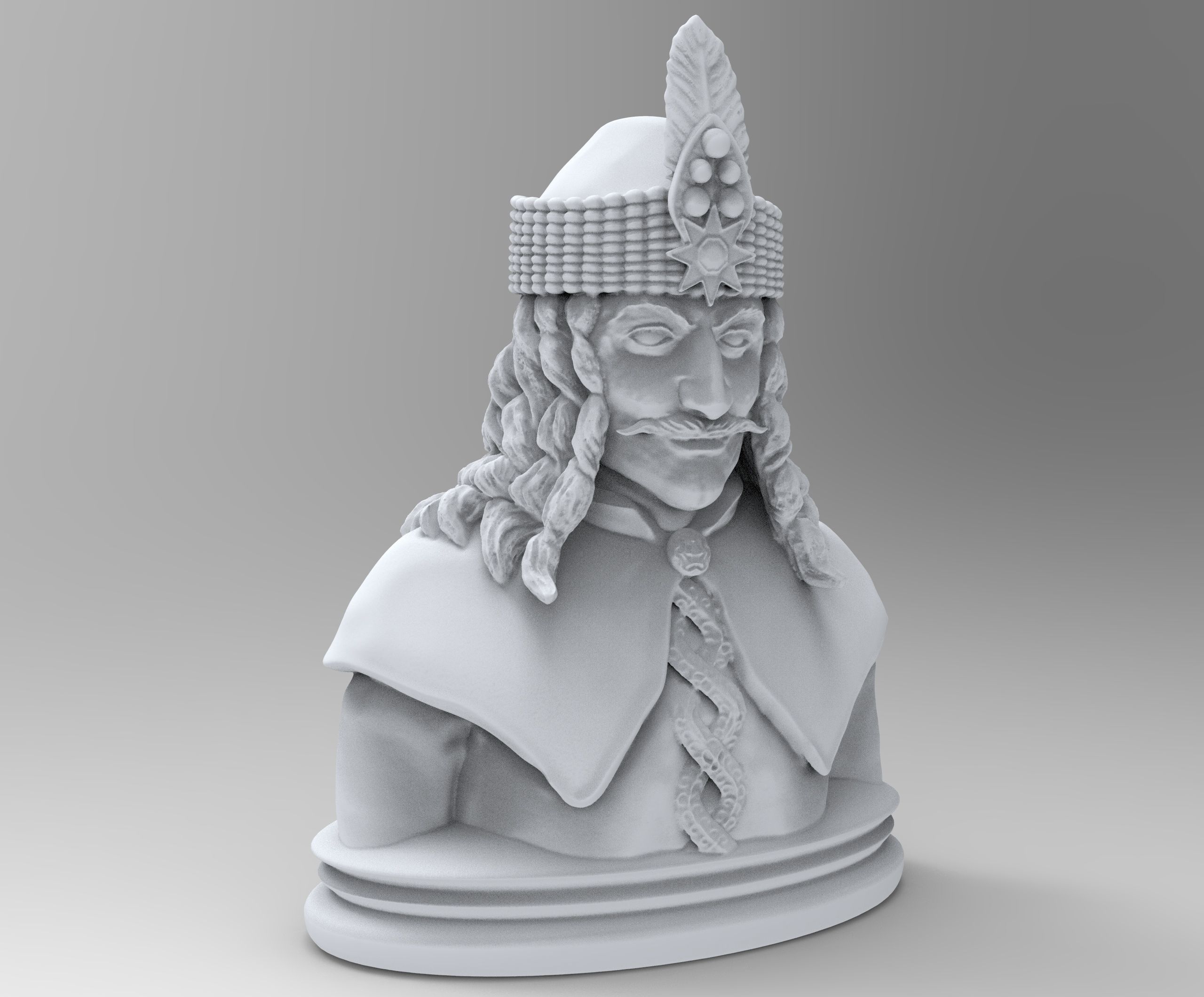 The Classic Vampire series  Vlad Tepes 3D print model_5