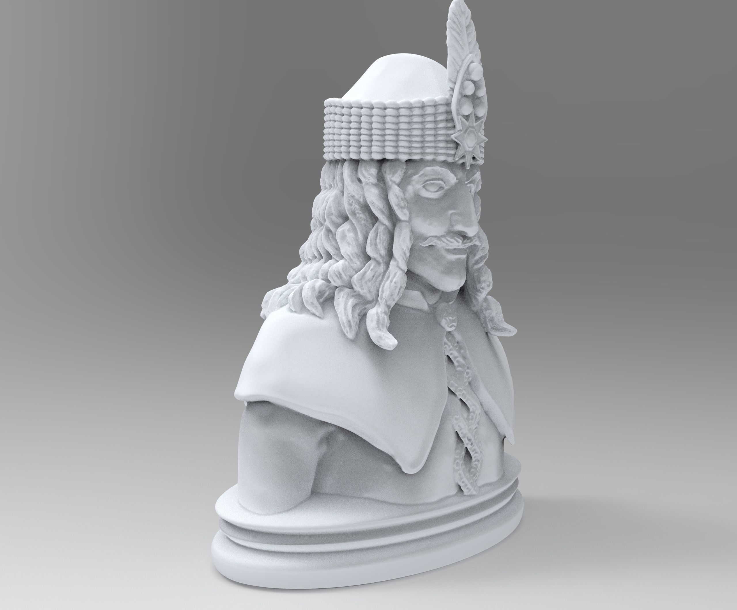 The Classic Vampire series  Vlad Tepes 3D print model_6