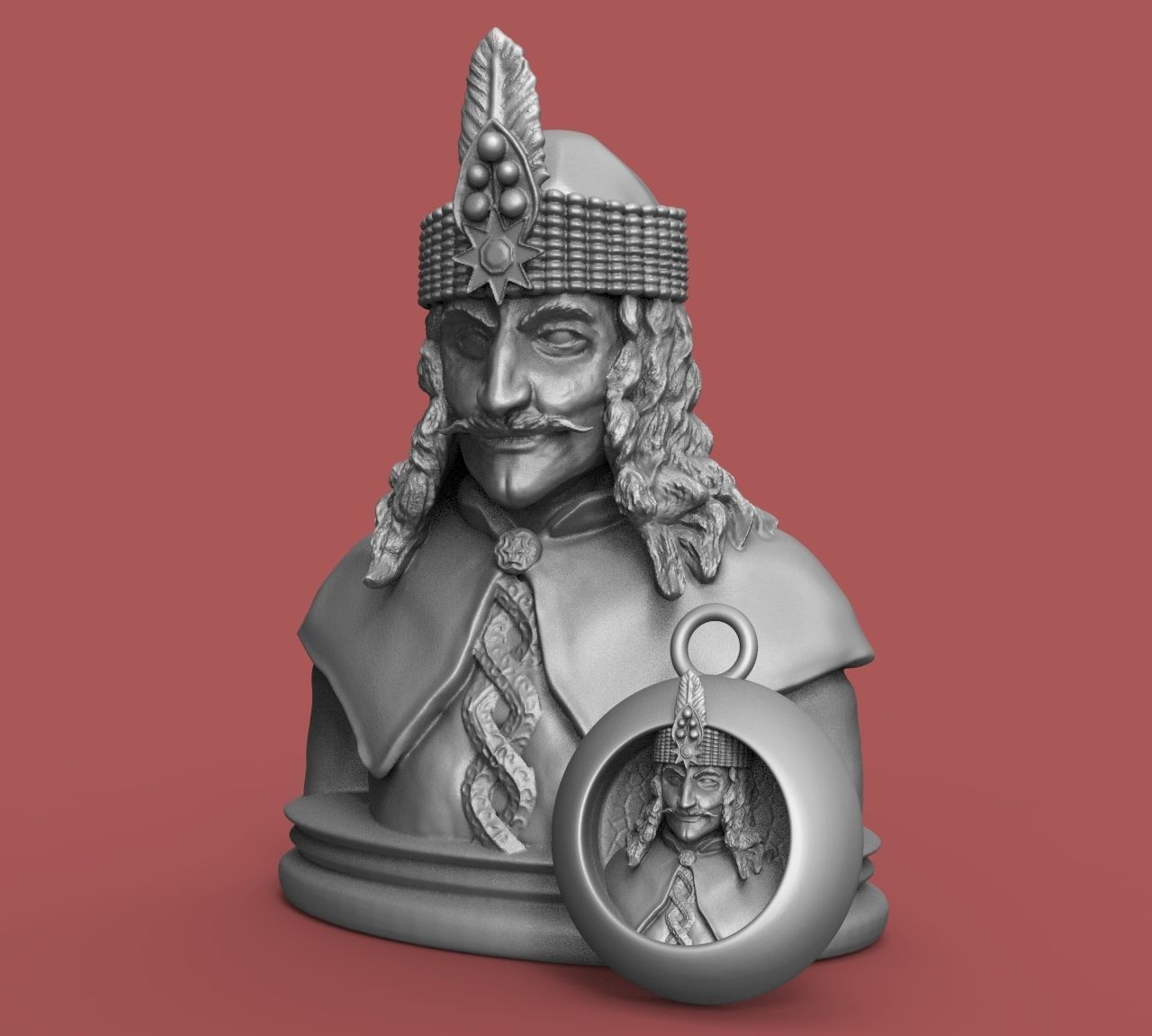 The Classic Vampire series  Vlad Tepes 3D print model_2