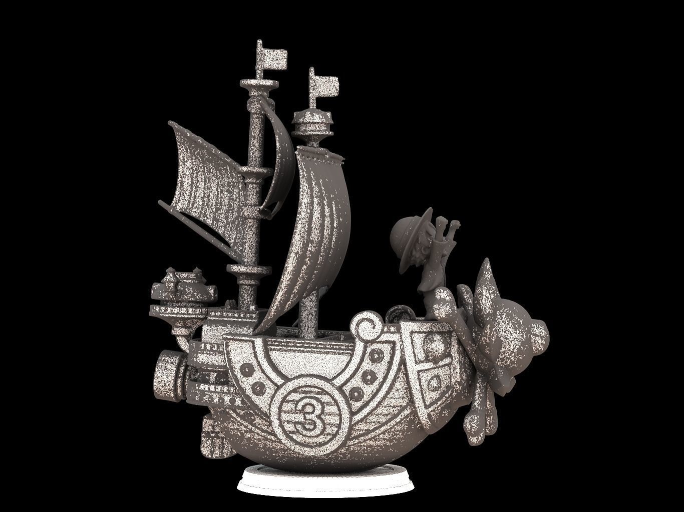 Thousand Sunny 3D model_24