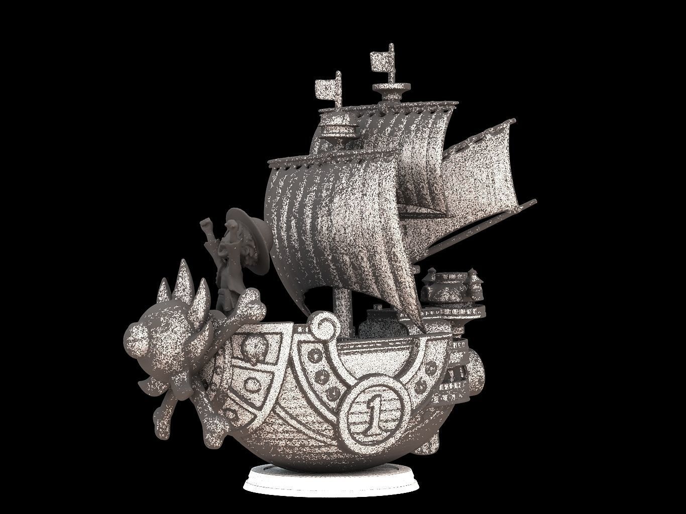Thousand Sunny 3D model_29