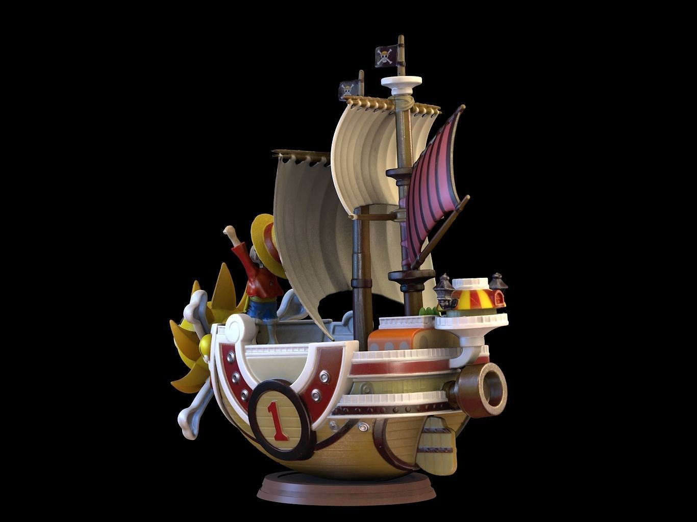 Thousand Sunny 3D model_9