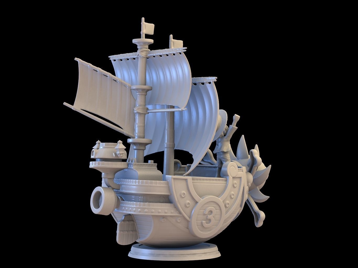 Thousand Sunny 3D model_16