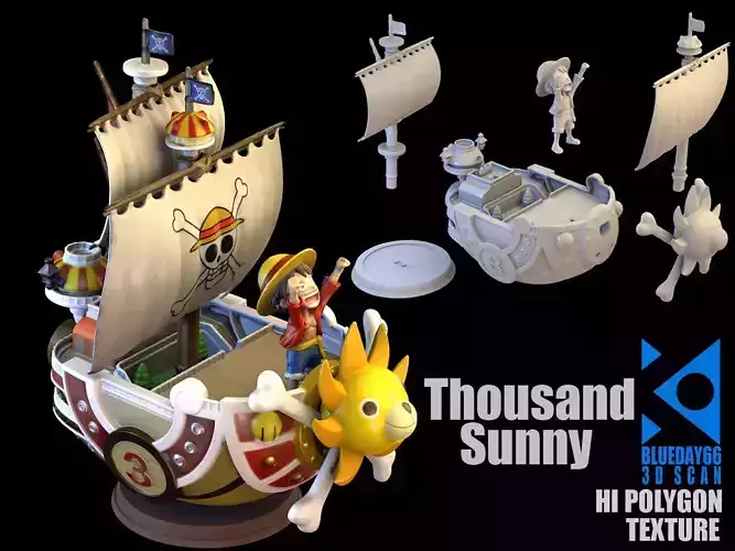 Thousand Sunny 3D model