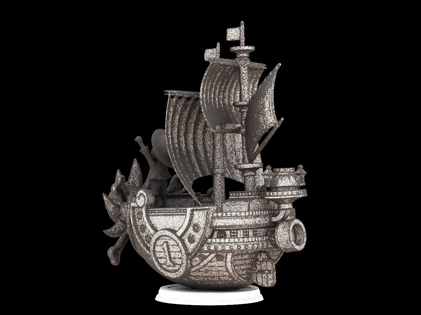 Thousand Sunny 3D model_27
