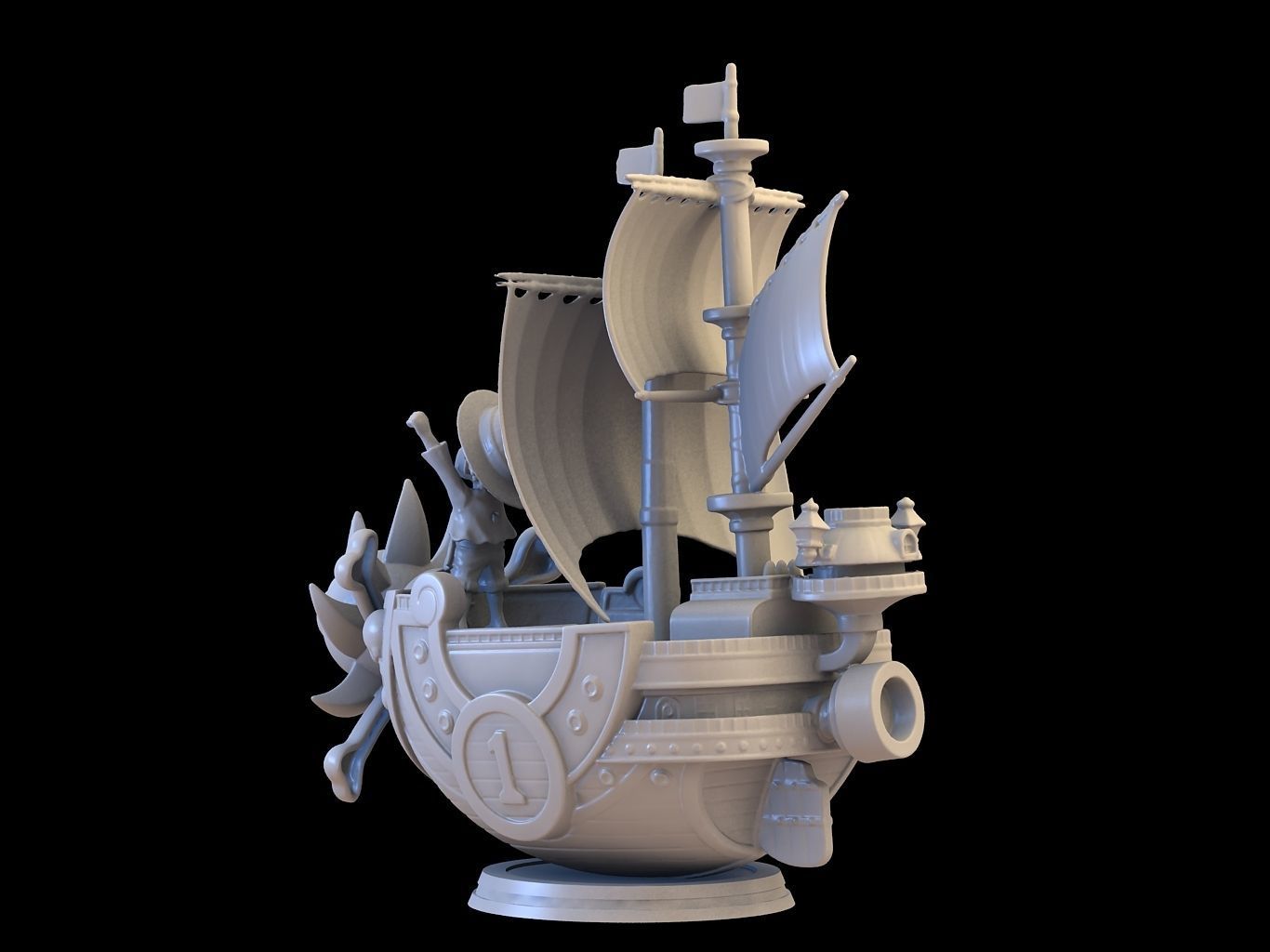 Thousand Sunny 3D model_18