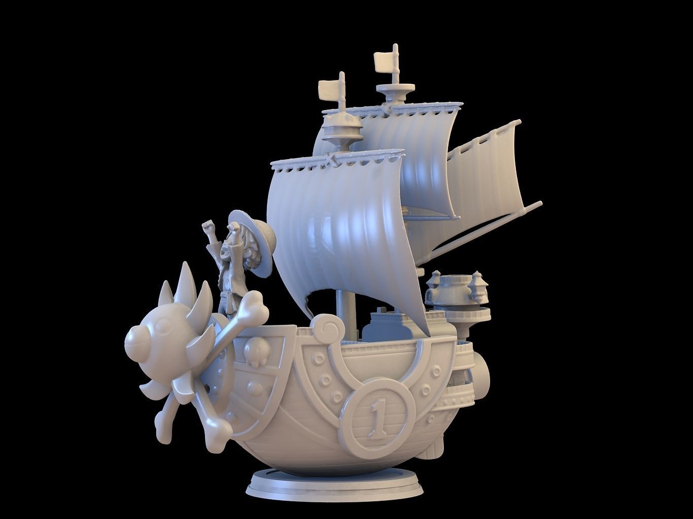 Thousand Sunny 3D model_20
