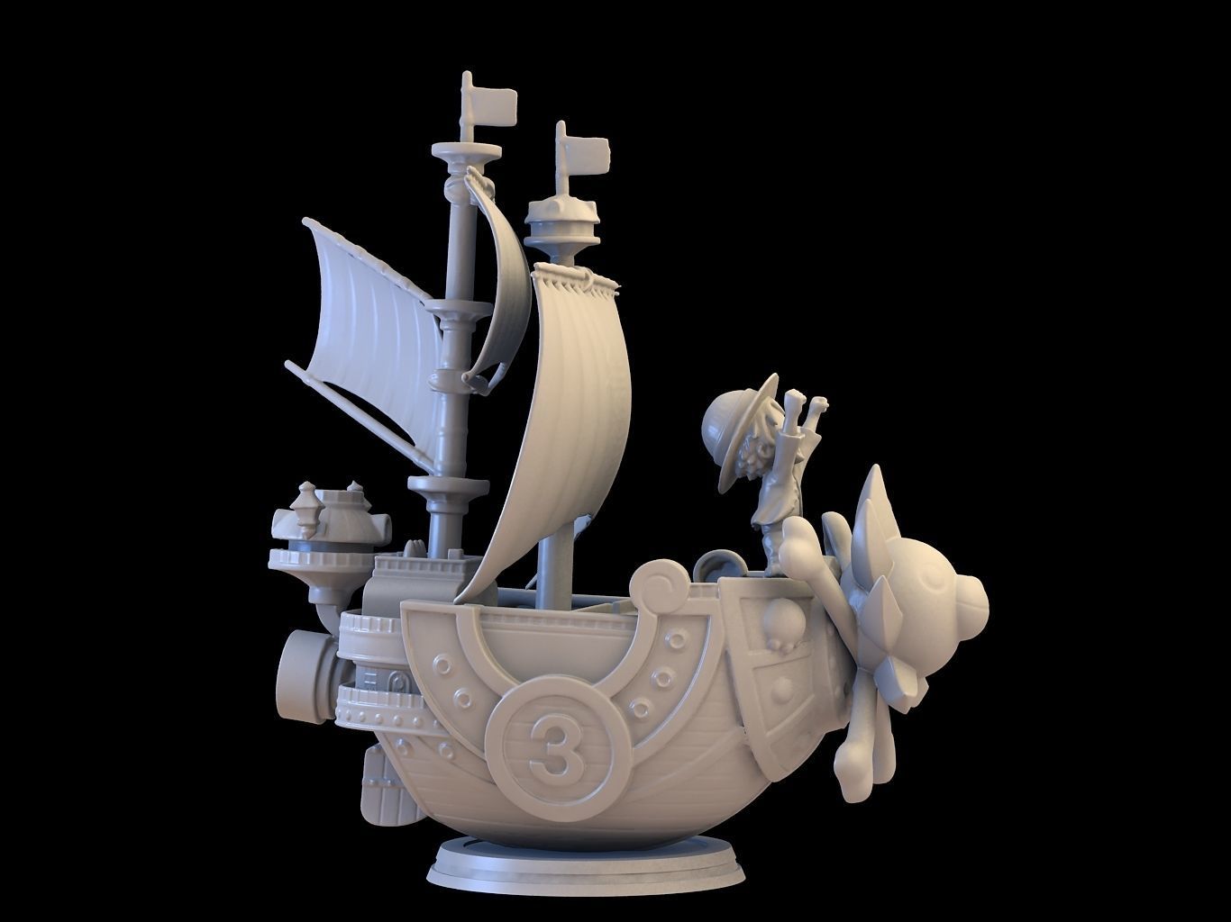 Thousand Sunny 3D model_15