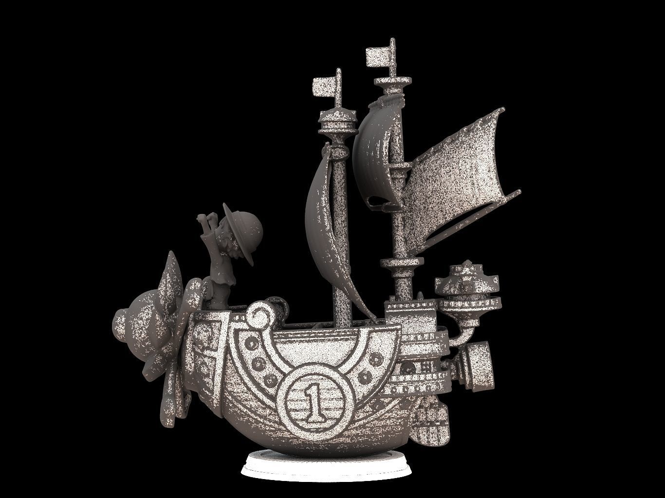 Thousand Sunny 3D model_28