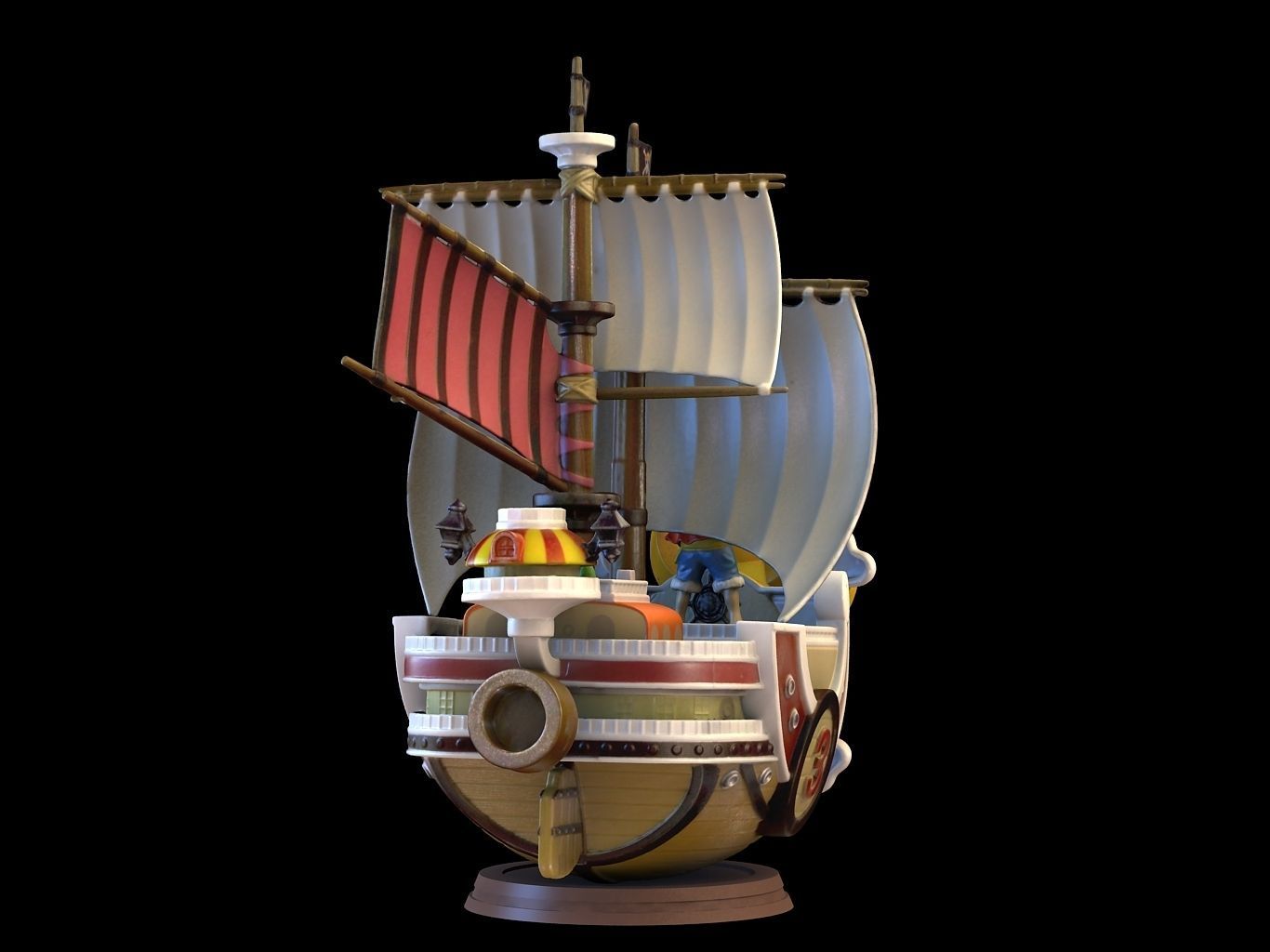 Thousand Sunny 3D model_8