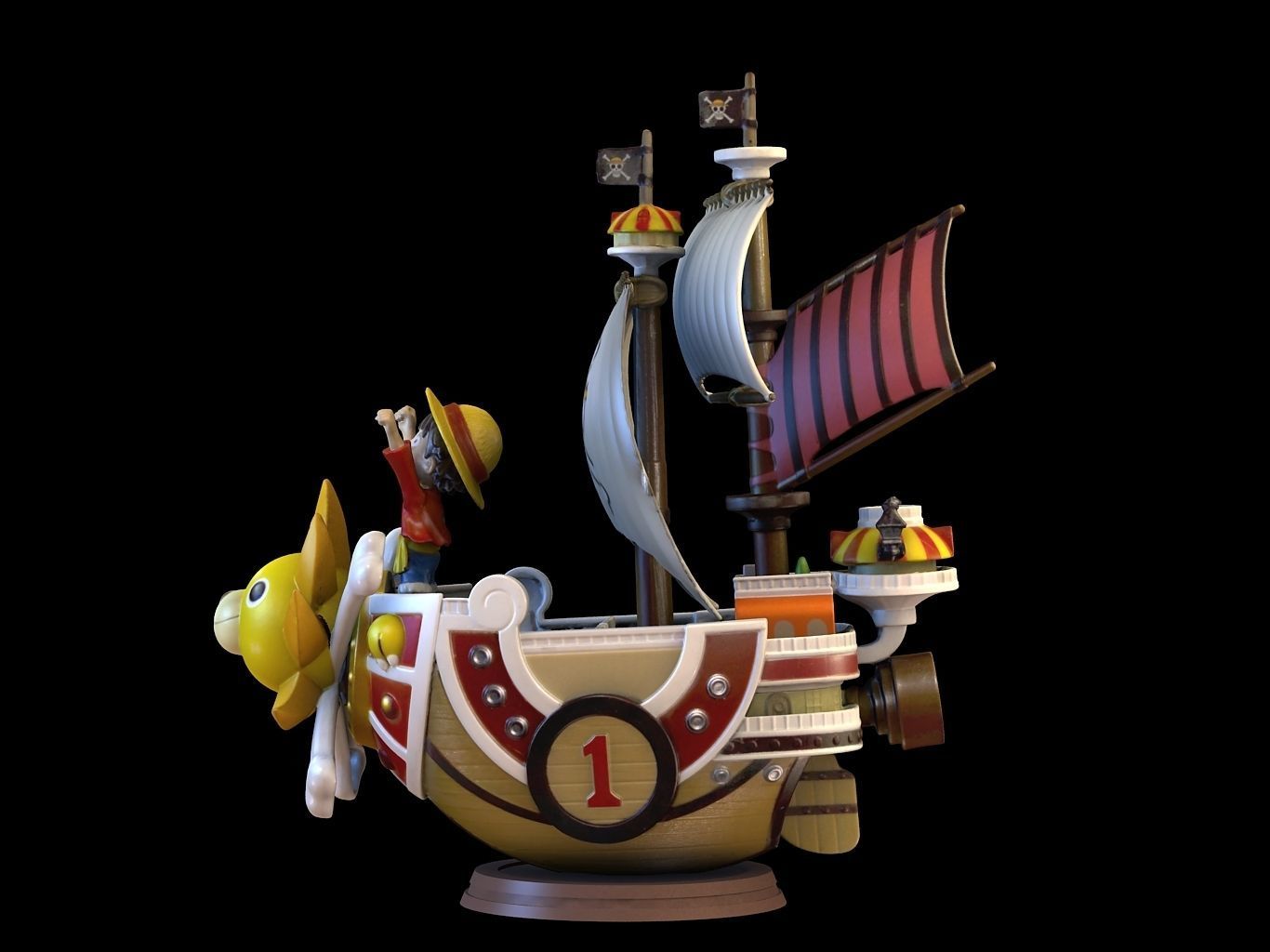 Thousand Sunny 3D model_10
