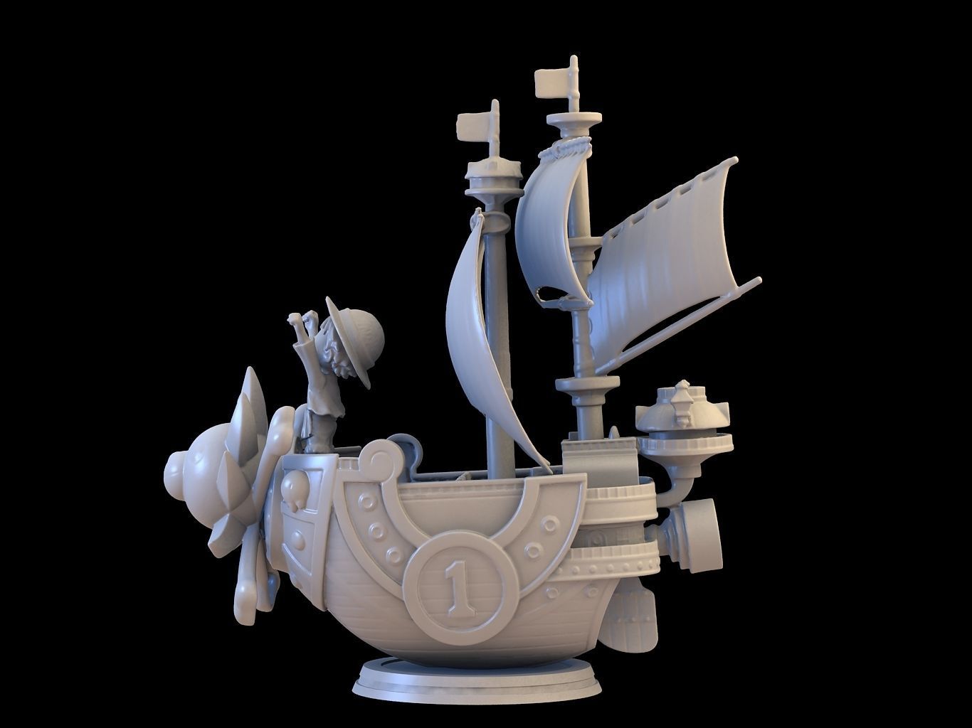 Thousand Sunny 3D model_19