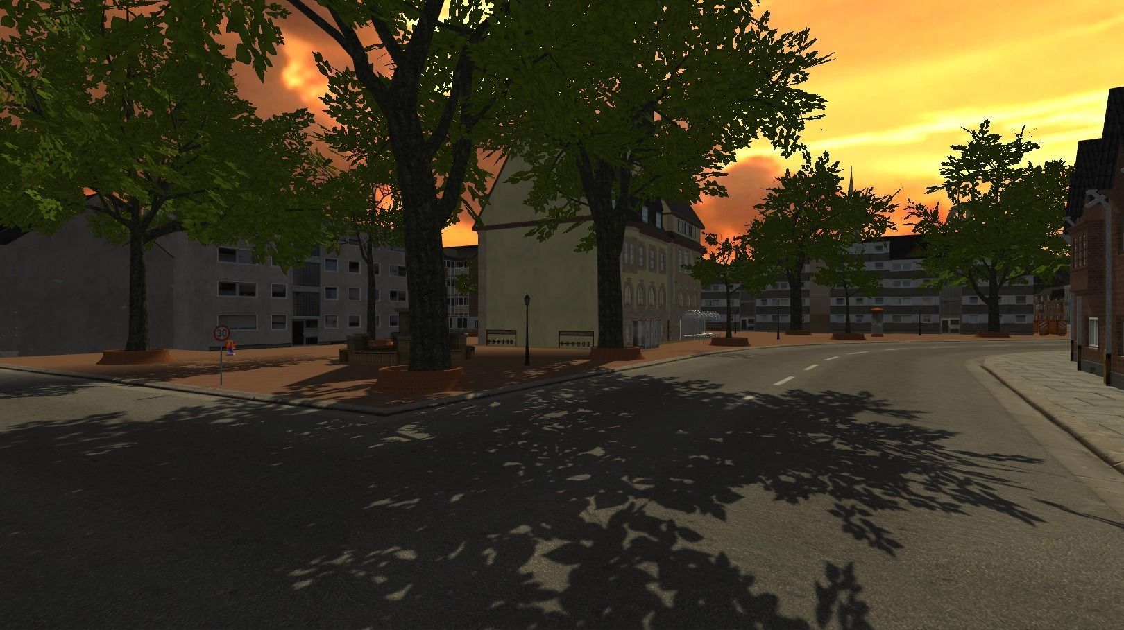 Urban Landscape - City Low-poly 3D model_2