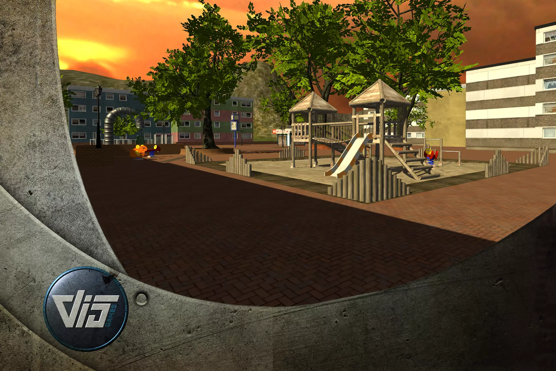 Urban Landscape - City Low-poly 3D model_0