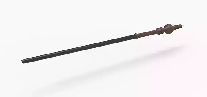 Wand of Professor McGonagall from the movie Harry Potter 3D print model