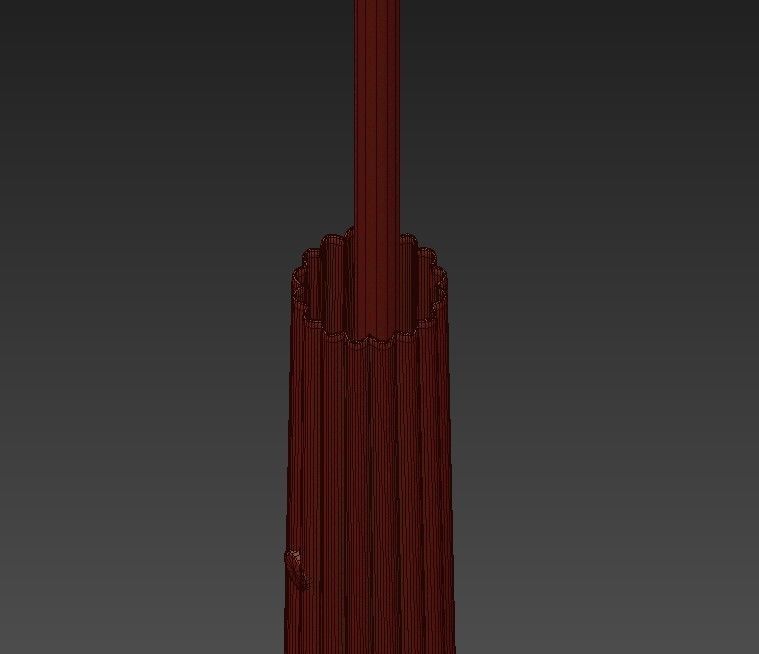 SISSI lamp with shade 3D model_7