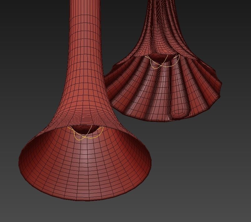 SISSI lamp with shade 3D model_4