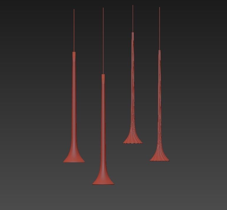 SISSI lamp with shade 3D model_1