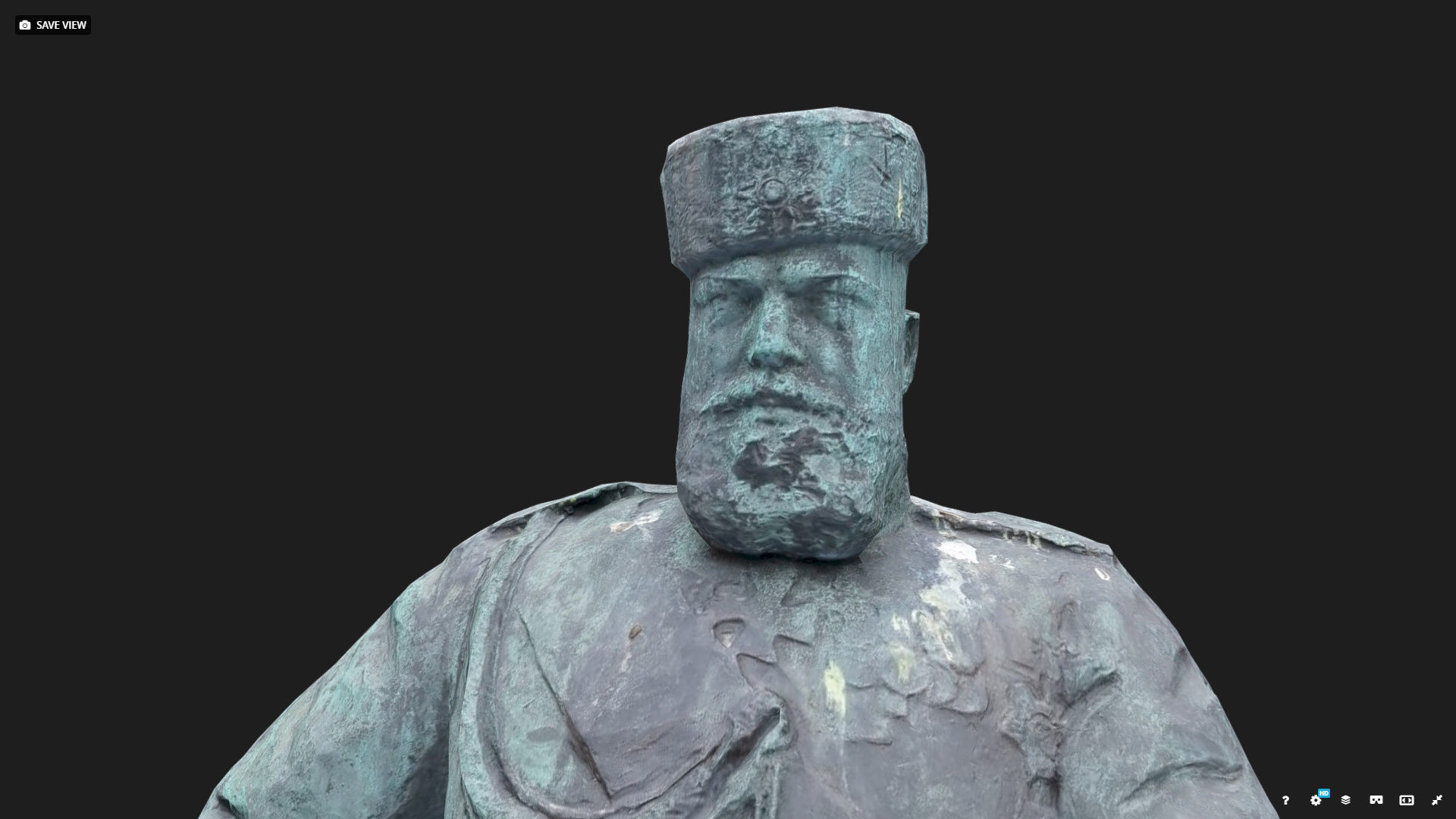 Tsar Alexander III low poly 3D model_16