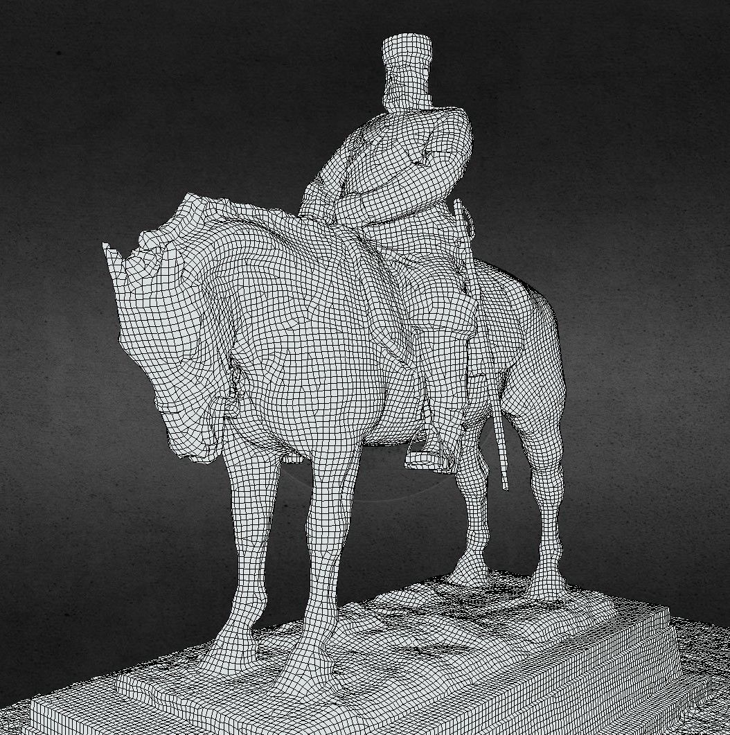 Tsar Alexander III low poly 3D model_6