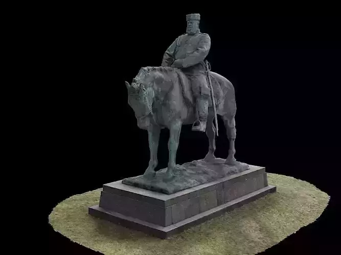 Tsar Alexander III low poly
