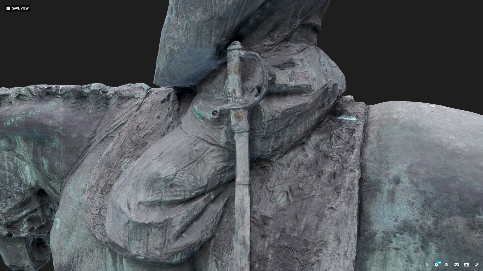 Tsar Alexander III low poly 3D model_8