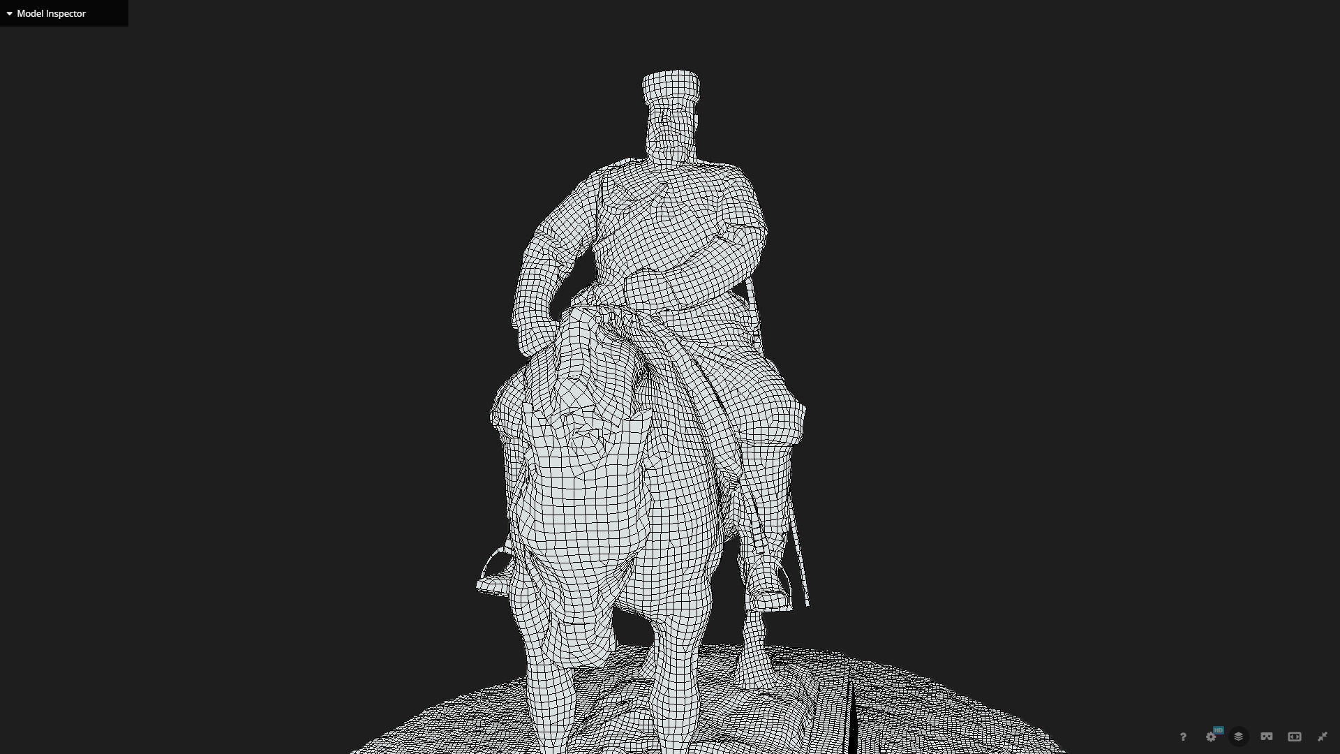 Tsar Alexander III low poly 3D model_11