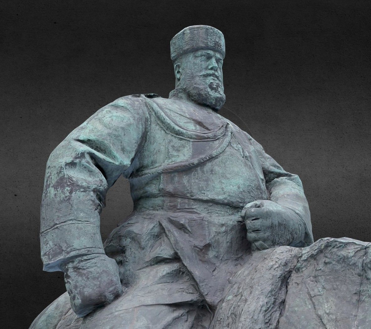 Tsar Alexander III low poly 3D model_5