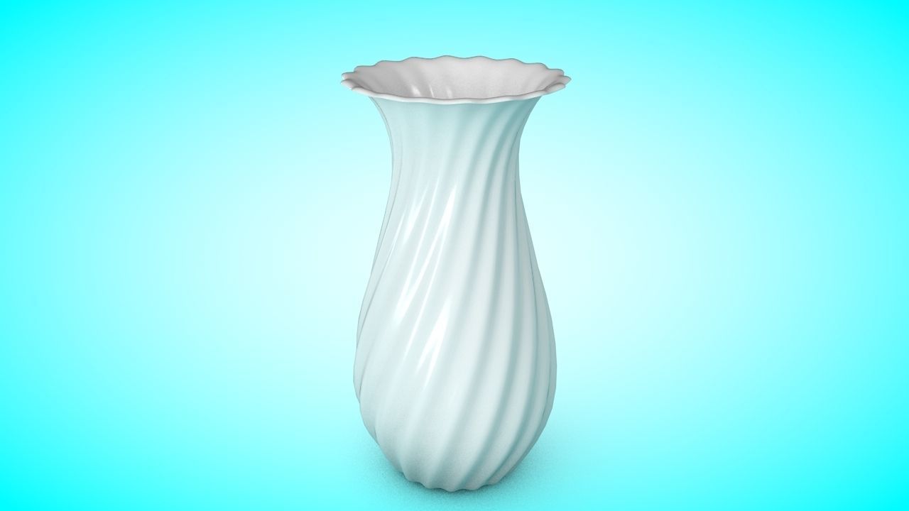 Flower Vases 3D Model Collection_5
