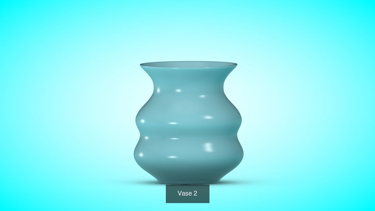 Flower Vases 3D Model Collection_11