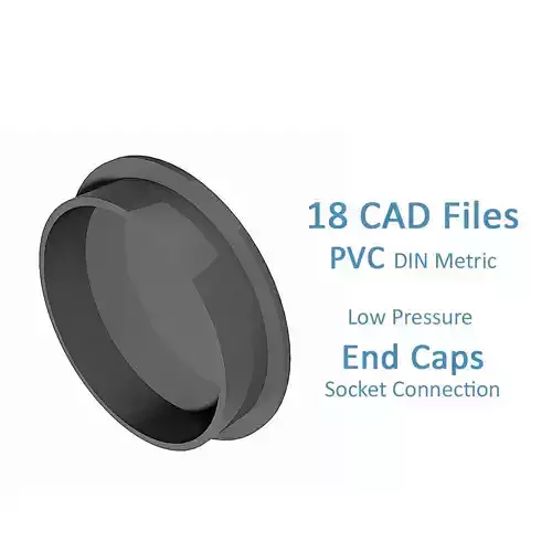PVC Low Pressure End Caps - Socket Connection