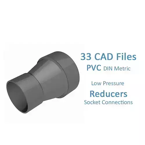 PVC Low Pressure Reducers - Socket Ends