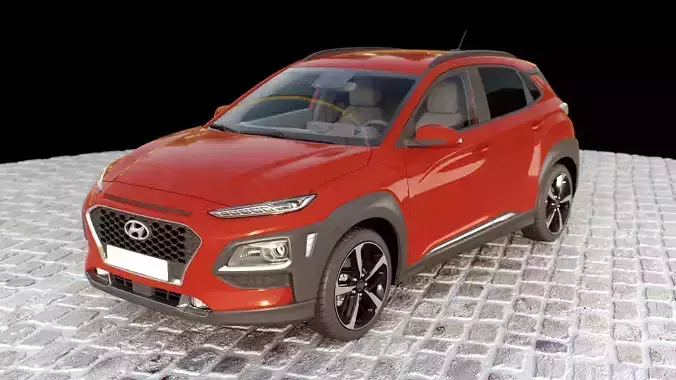 Hyundai Kona 2018  3D model