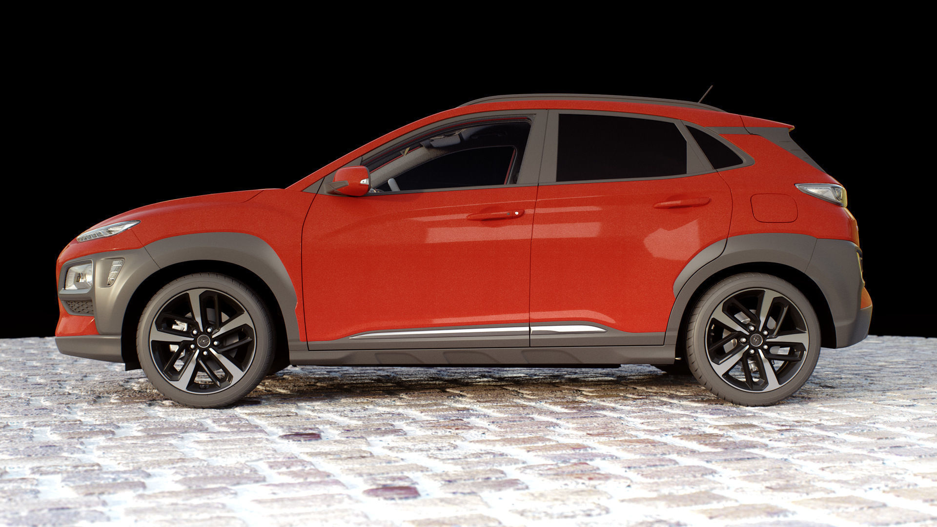 Hyundai Kona 2018  3D model_2