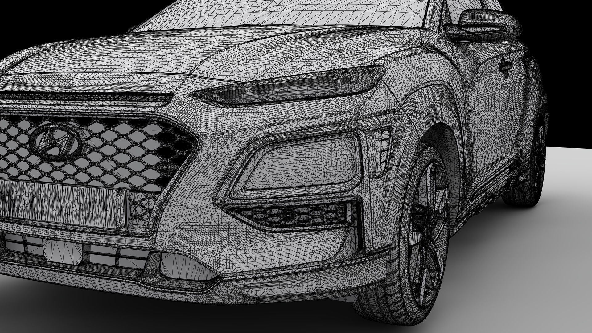 Hyundai Kona 2018  3D model_6