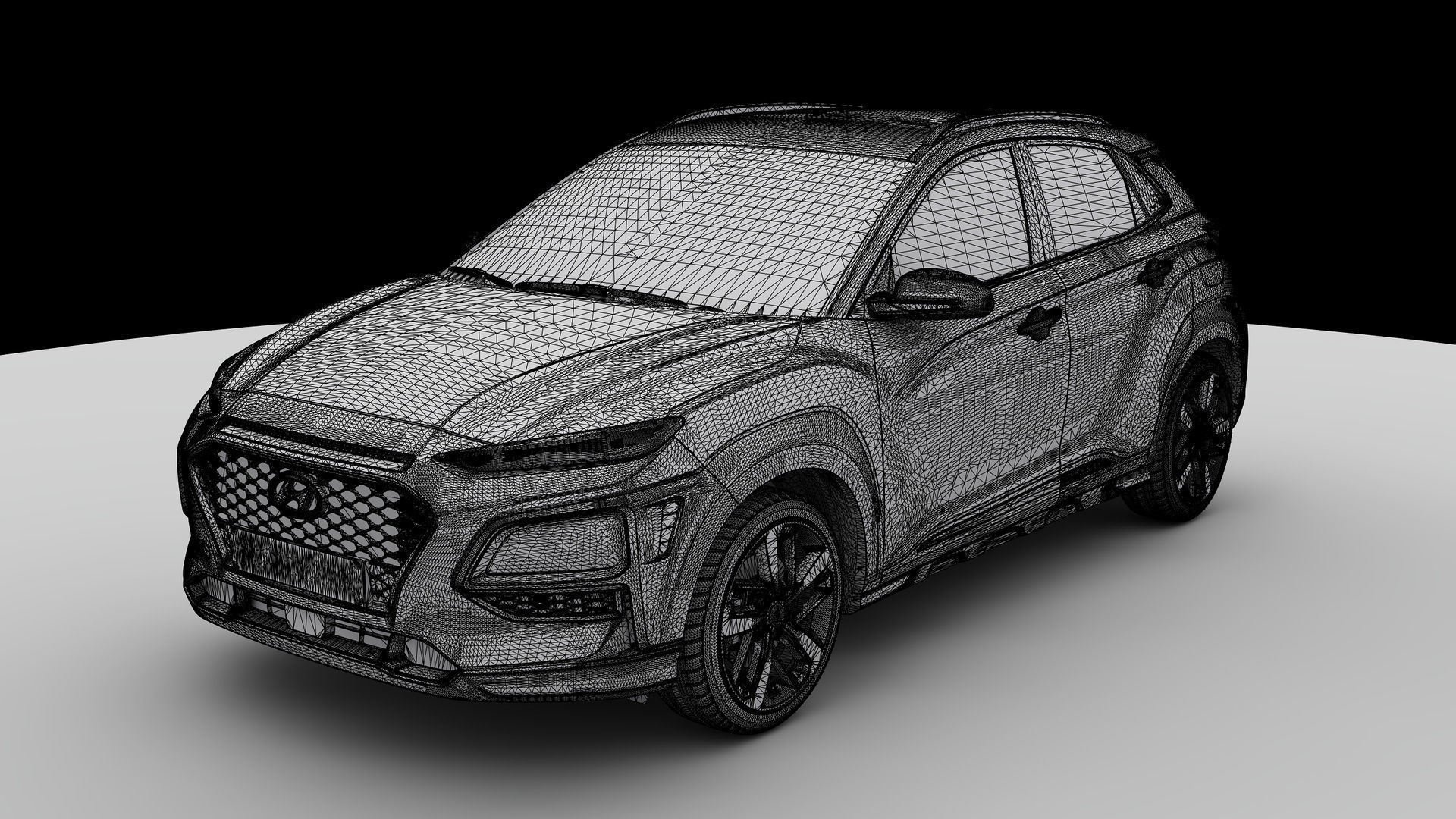 Hyundai Kona 2018  3D model_5