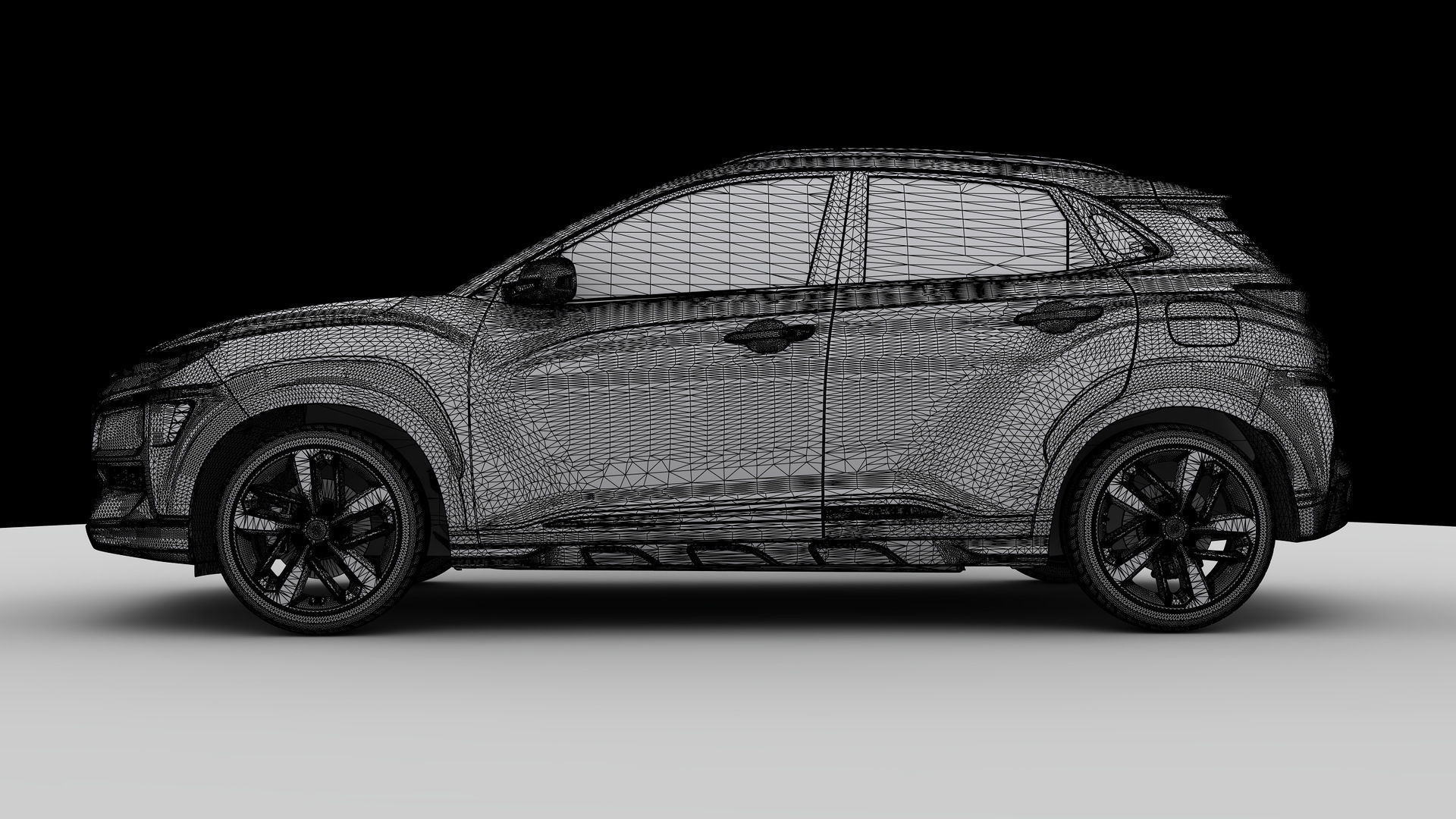 Hyundai Kona 2018  3D model_7