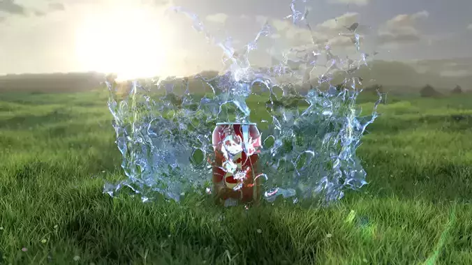 Water Splash 3D model
