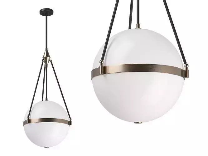 816047 Modena Lightstar Chandelier 3D model