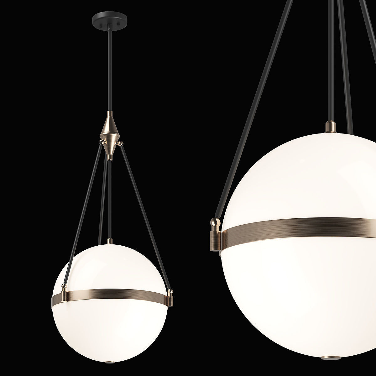 816047 Modena Lightstar Chandelier 3D model_1
