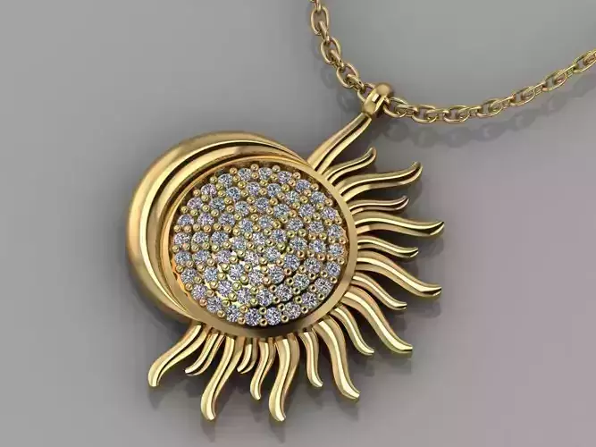 GC GOLD H261-Diamond Gold NECKLACE