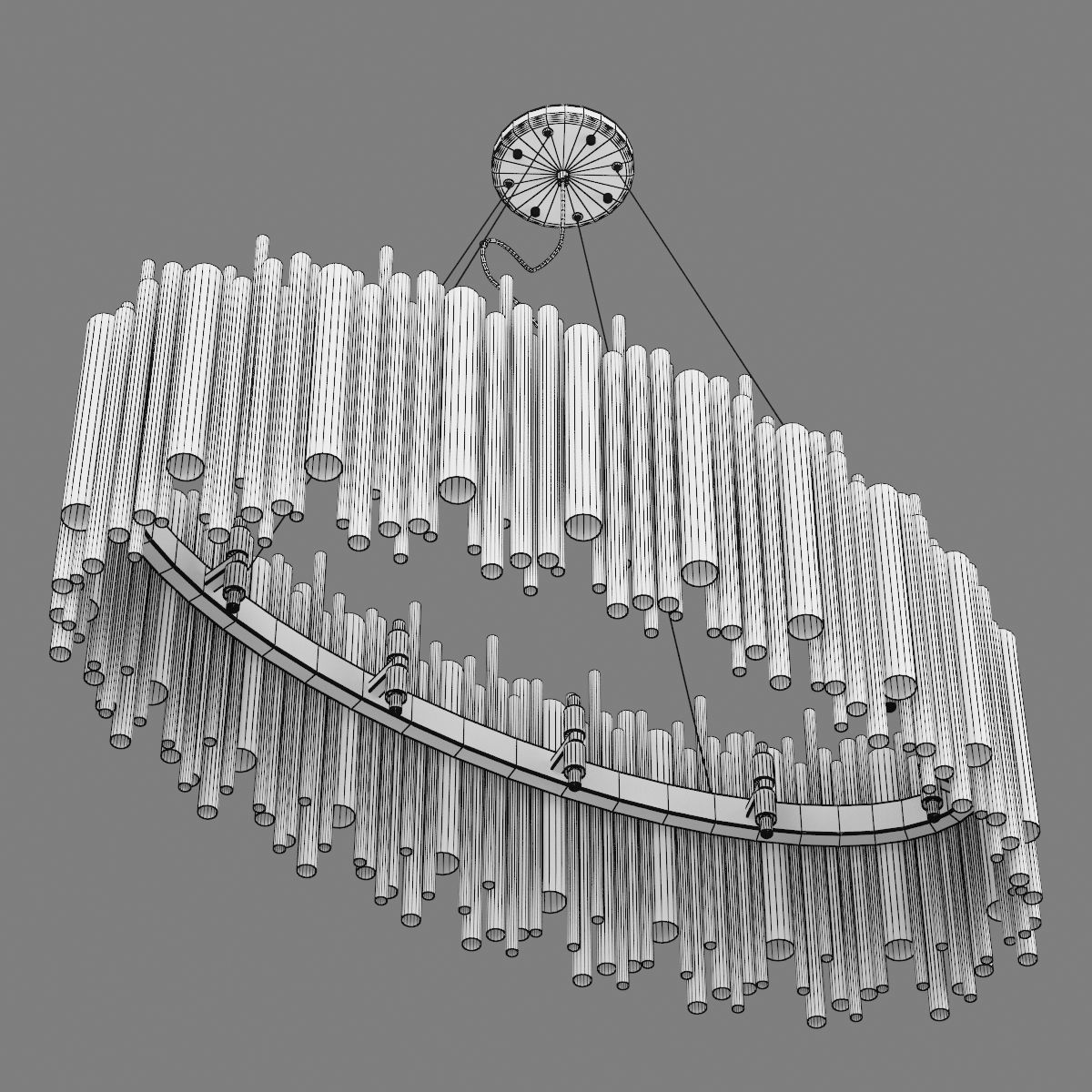 81620x Savona Lightstar Chandelier 3D model_7