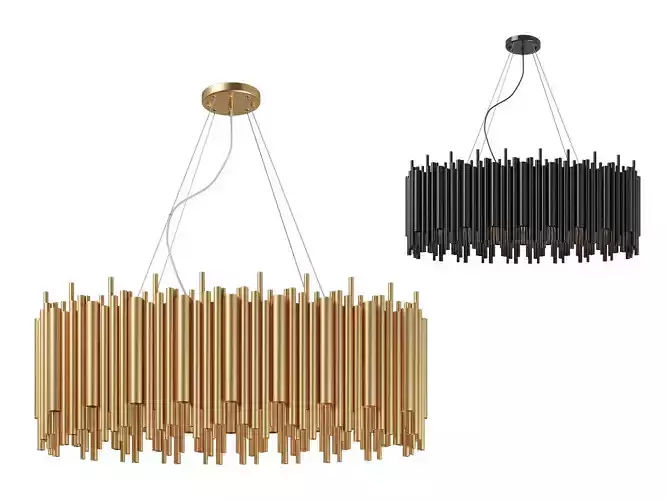 81620x Savona Lightstar Chandelier 3D model