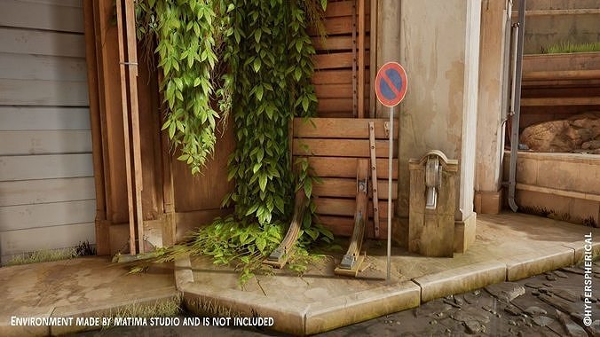 Lowpoly CITY TRAFFIC STREET SIGN No Parking VR AR Games 3D PBR  Low-poly 3D model 2