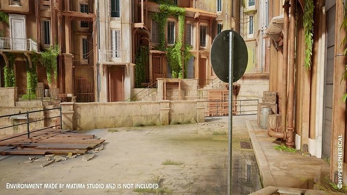 Lowpoly CITY TRAFFIC STREET SIGN No Parking VR AR Games 3D PBR  Low-poly 3D model 6