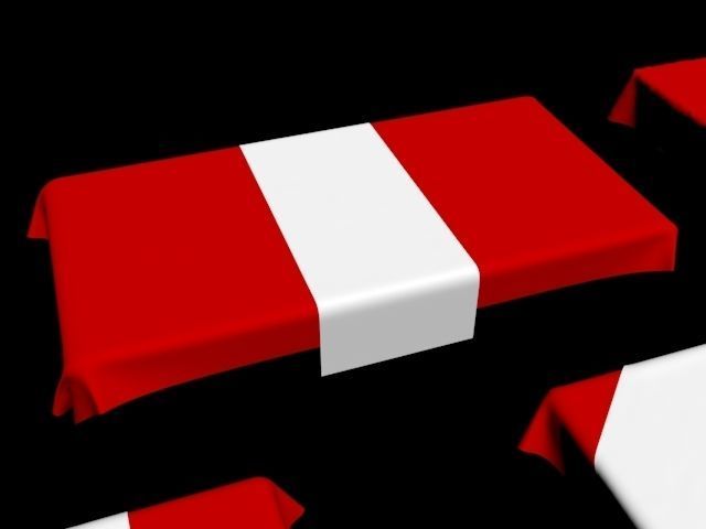 table cloth tablecloth collection fabric oval circle round 3D model_13