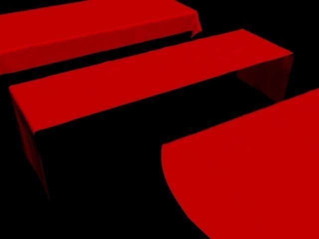 table cloth tablecloth collection fabric oval circle round 3D model_18