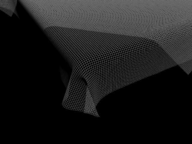 table cloth tablecloth collection fabric oval circle round 3D model_10