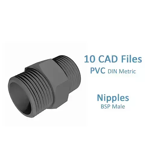 PVC Nipples - BSP Male