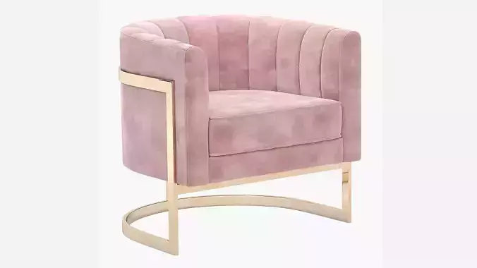 Mica Gold Accent Chair